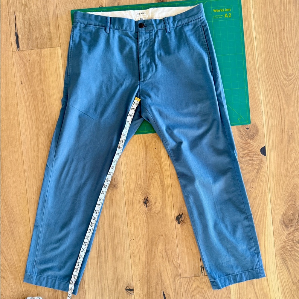 Todd Snyder Men's Slate Blue Chinos | Size 36x30